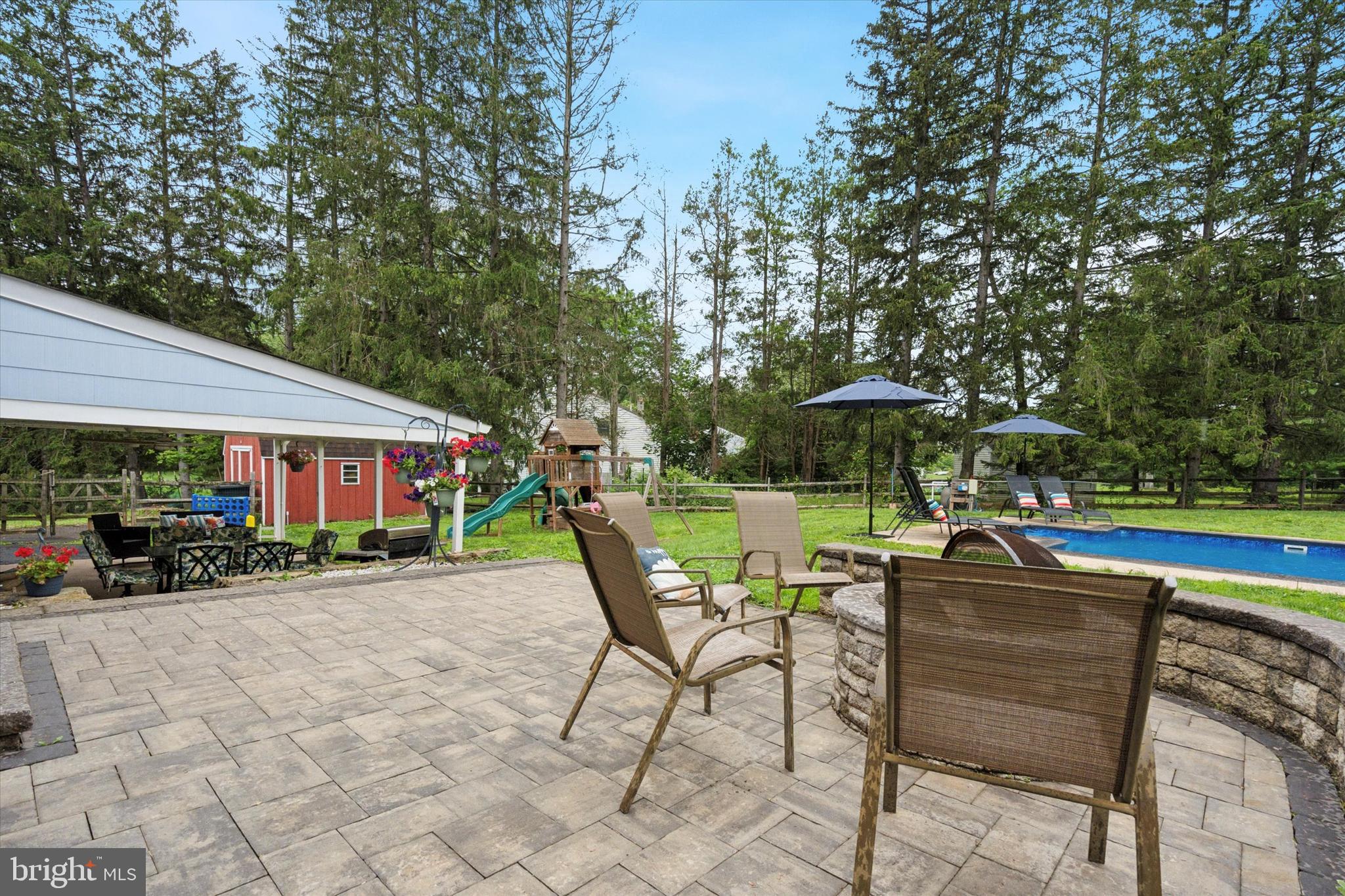 2259 Oakfield Road Warrington, PA 18976 - Photo 39 of 55 Rear Paver Patio