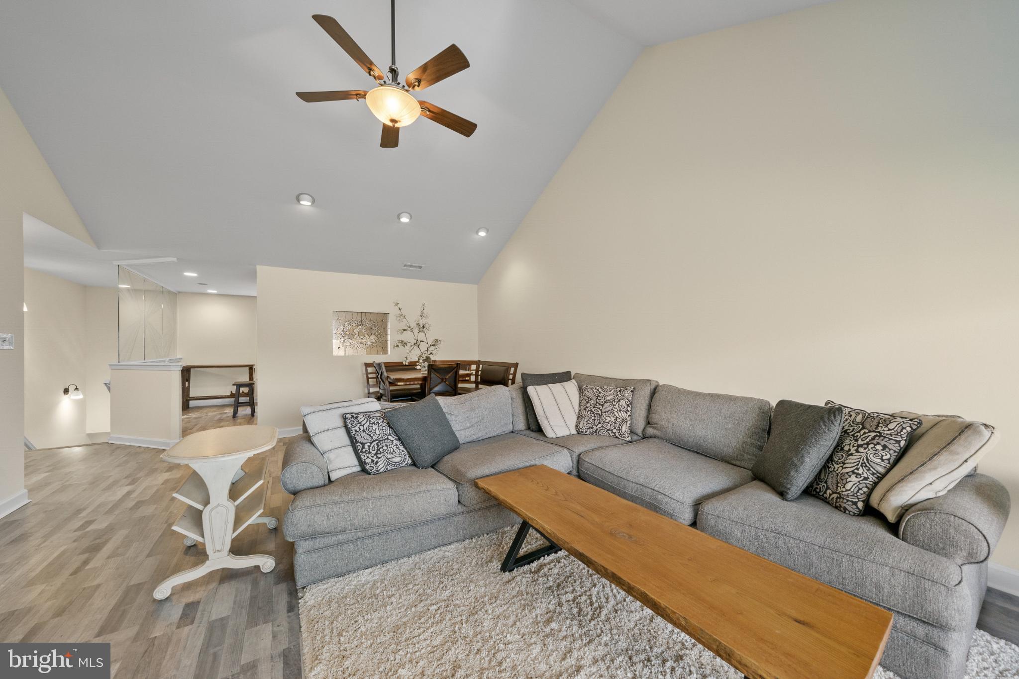 3604B Chadbury Road Mount Laurel, NJ 08054 - Photo 10 of 28 a living room with furniture and a ceiling fan