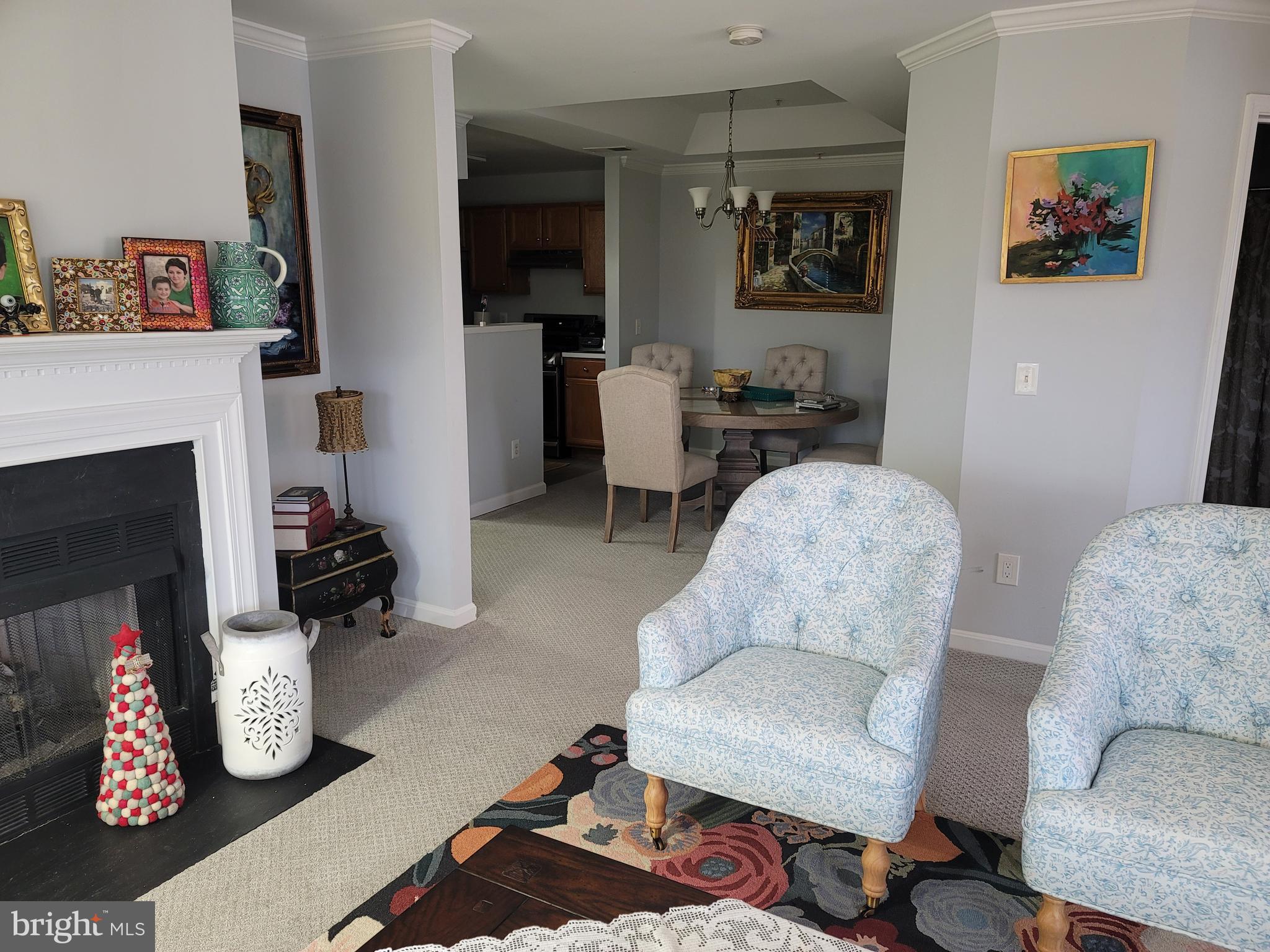 14154 Cuddy Loop Woodbridge, VA 22193 - Photo 19 of 26 view from living to dining/kitchen