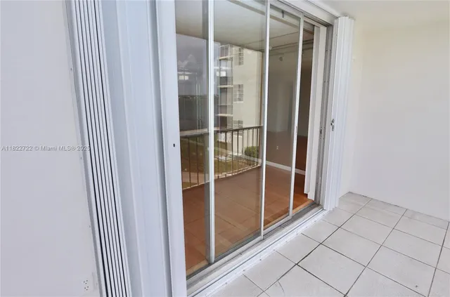 a view of a hallway with entryway