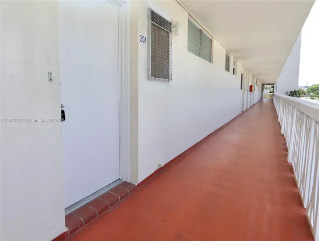 a front view of a building