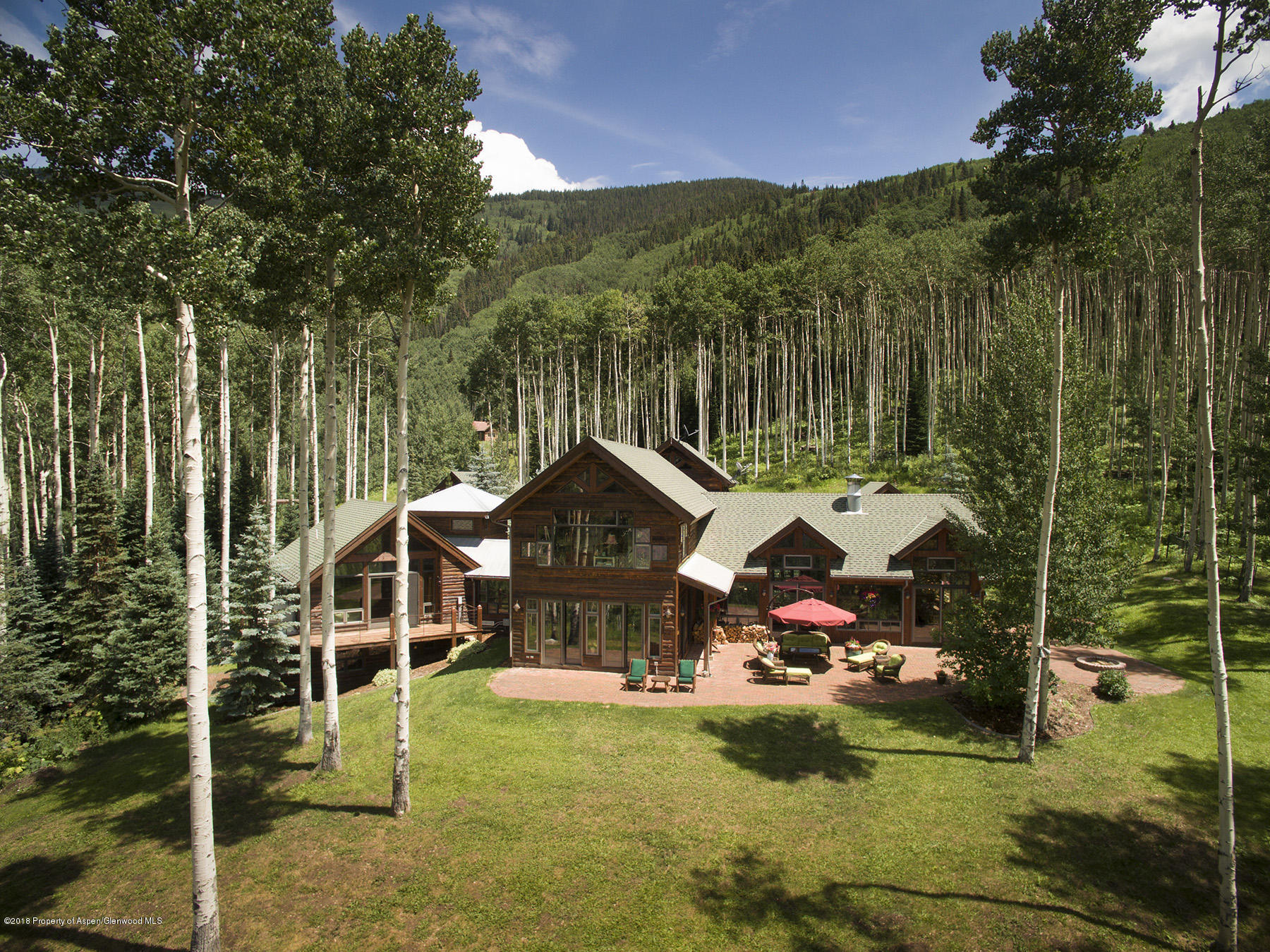 46 Lower Hurricane Road Aspen, CO 81612 - Photo 12 of 38 47LowerHurricaneAerial_WEB051