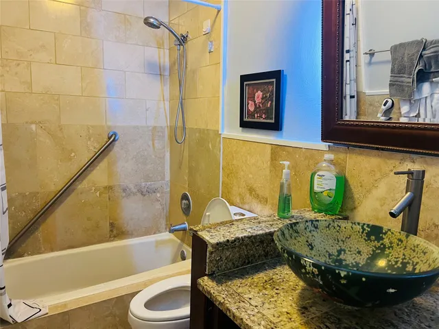 a view of a backyard with a garden