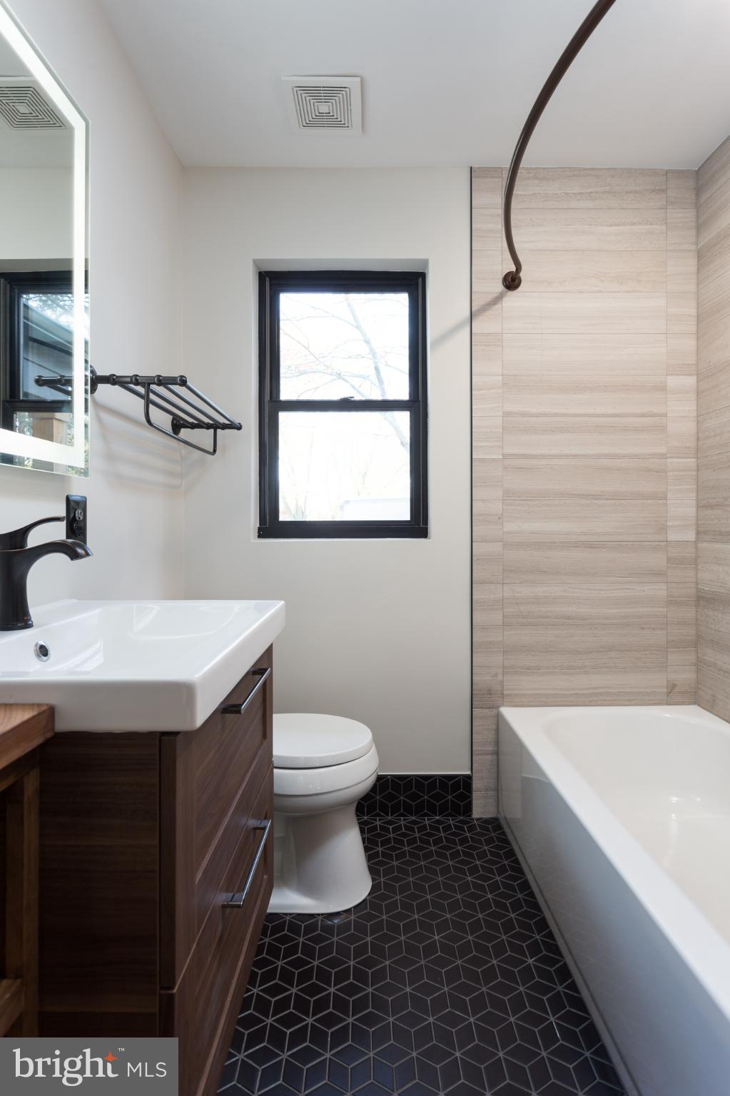 1610 Baltimore Road Alexandria, VA 22308 - Photo 22 of 45 Modern bathroom with sleek design elements.
