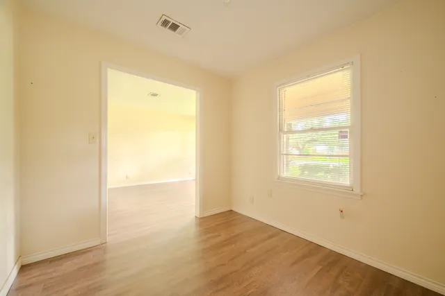 a view of an front door