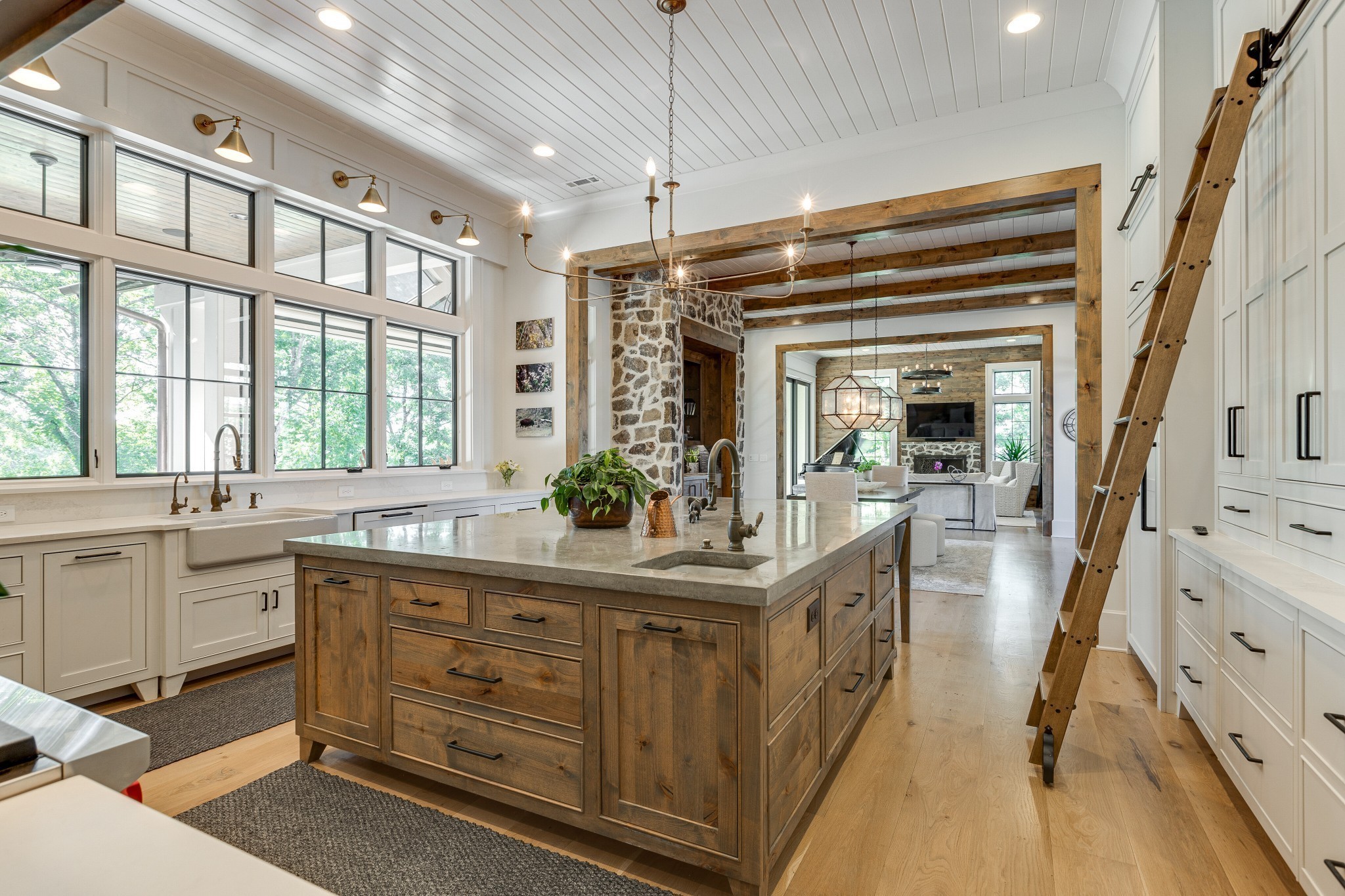 8455 Heirloom Boulevard College Grove, TN 37046 - Photo 25 of 69 a kitchen with a sink stove and cabinets