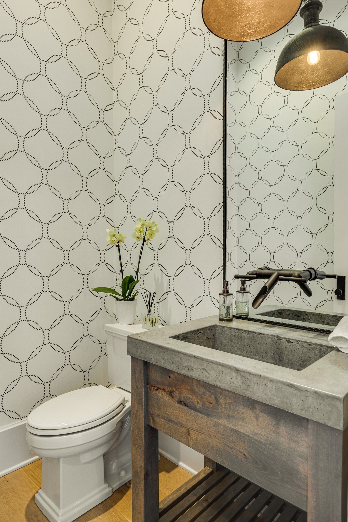 8455 Heirloom Boulevard College Grove, TN 37046 - Photo 32 of 69 a bathroom with a sink and a toilet