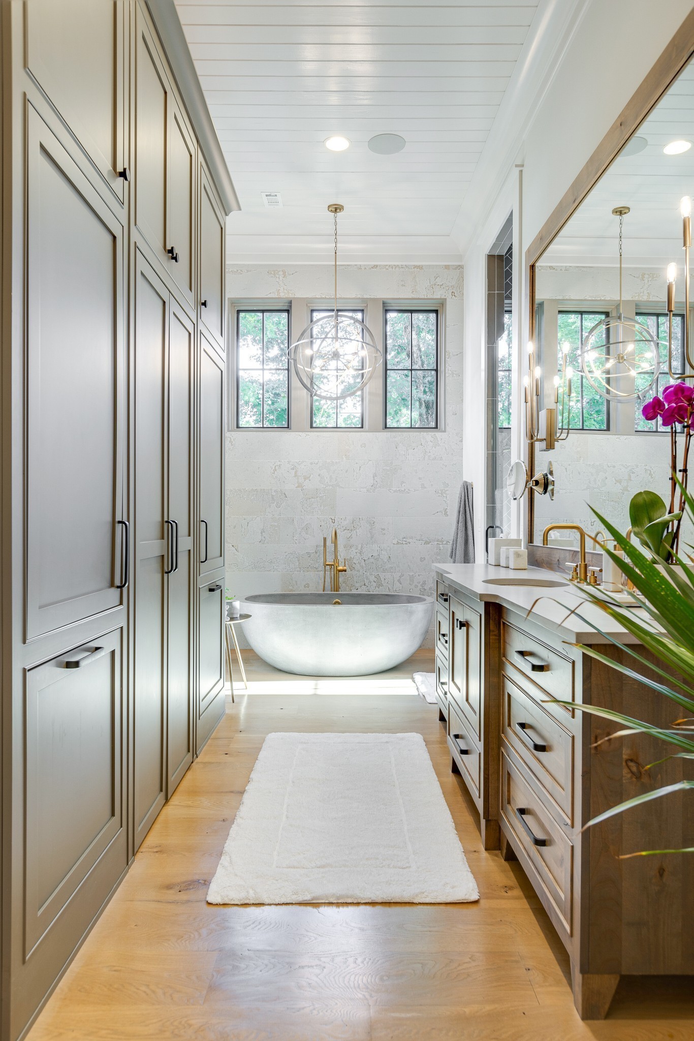 8455 Heirloom Boulevard College Grove, TN 37046 - Photo 38 of 69 a living room with stainless steel appliances furniture a large window and a refrigerator
