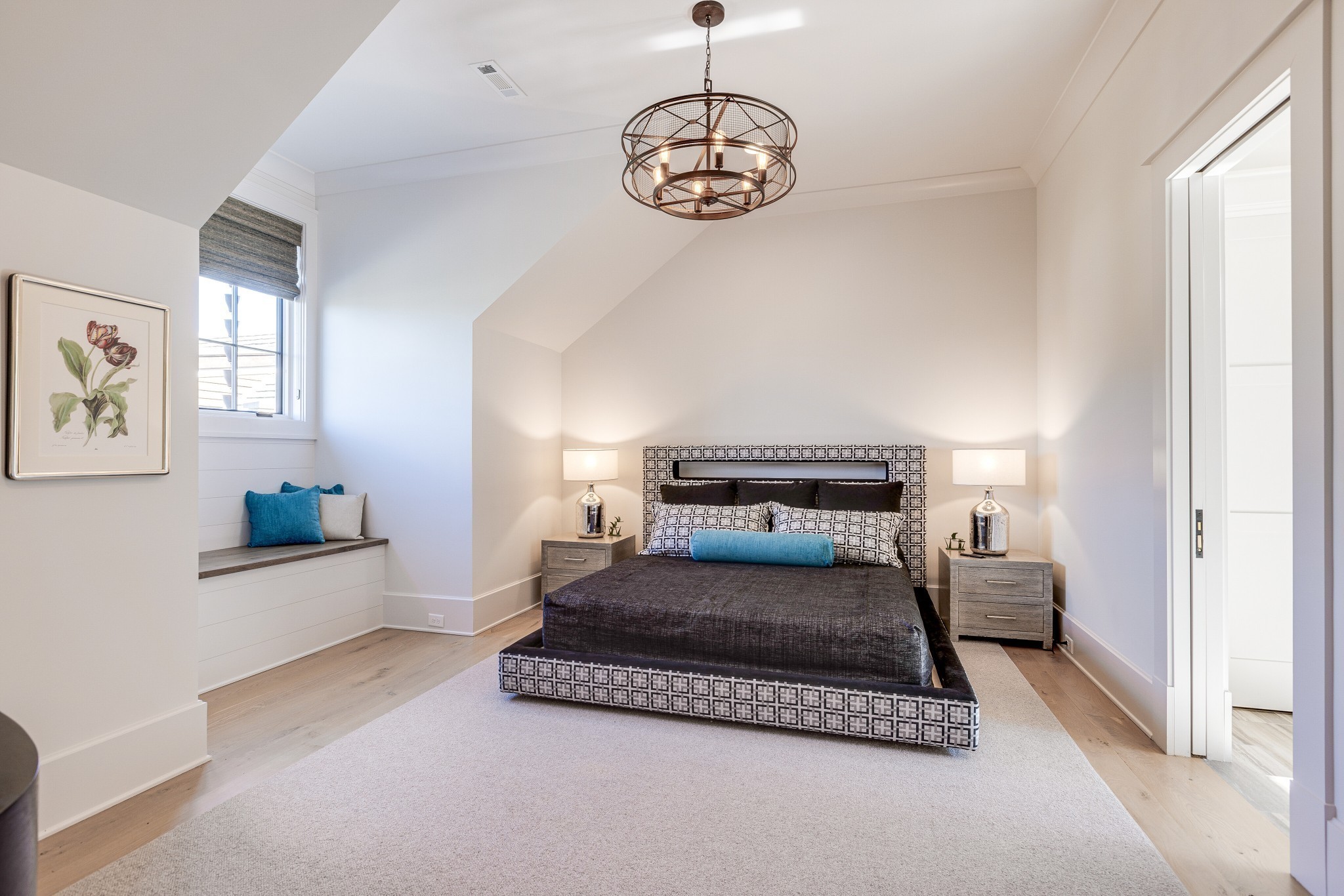 8455 Heirloom Boulevard College Grove, TN 37046 - Photo 47 of 69 a living room with furniture a couch and a chandelier