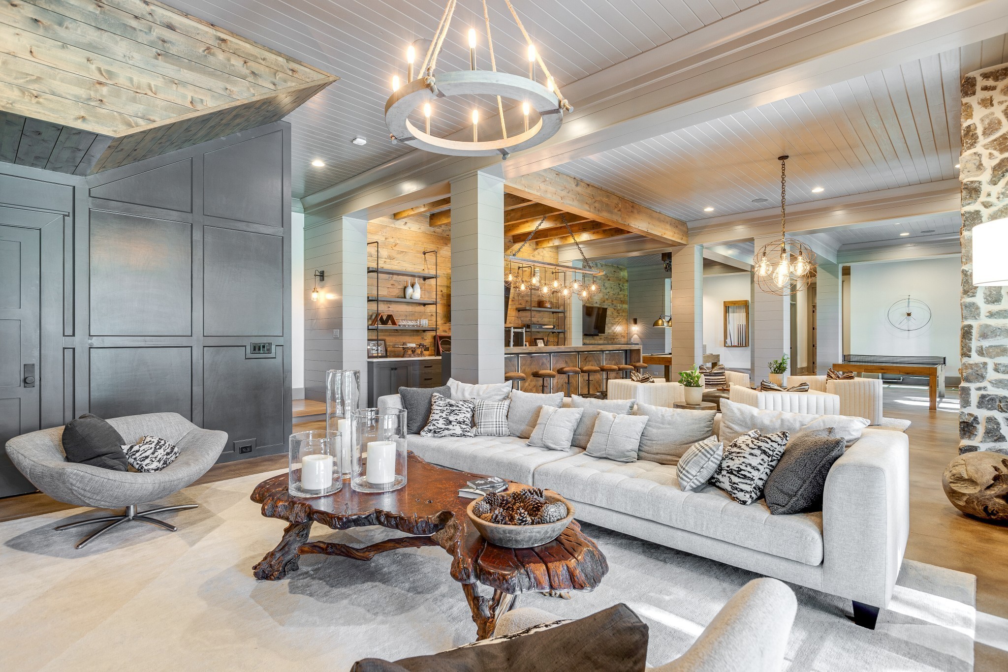 8455 Heirloom Boulevard College Grove, TN 37046 - Photo 54 of 69 a living room with furniture and a large window