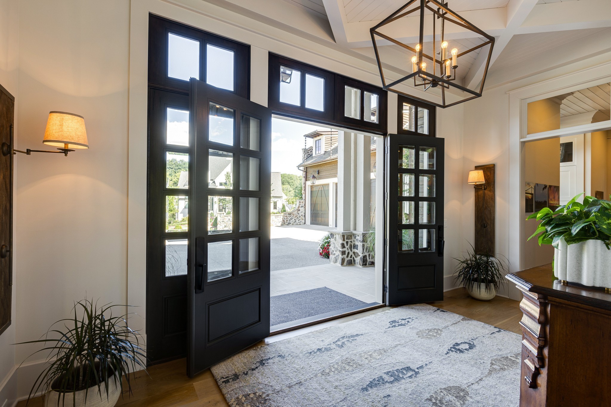8455 Heirloom Boulevard College Grove, TN 37046 - Photo 10 of 69 a view of hall way with furniture and floor to ceiling window
