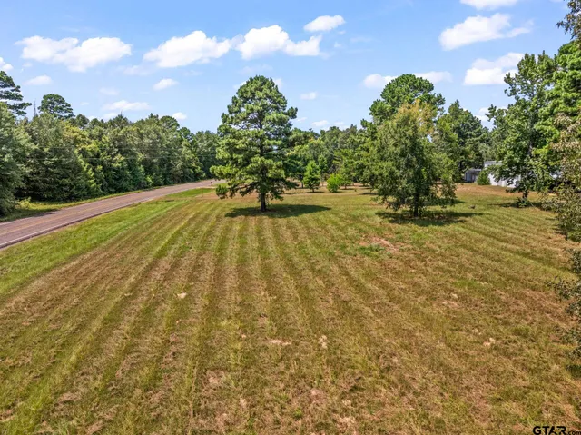 a backyard of a house