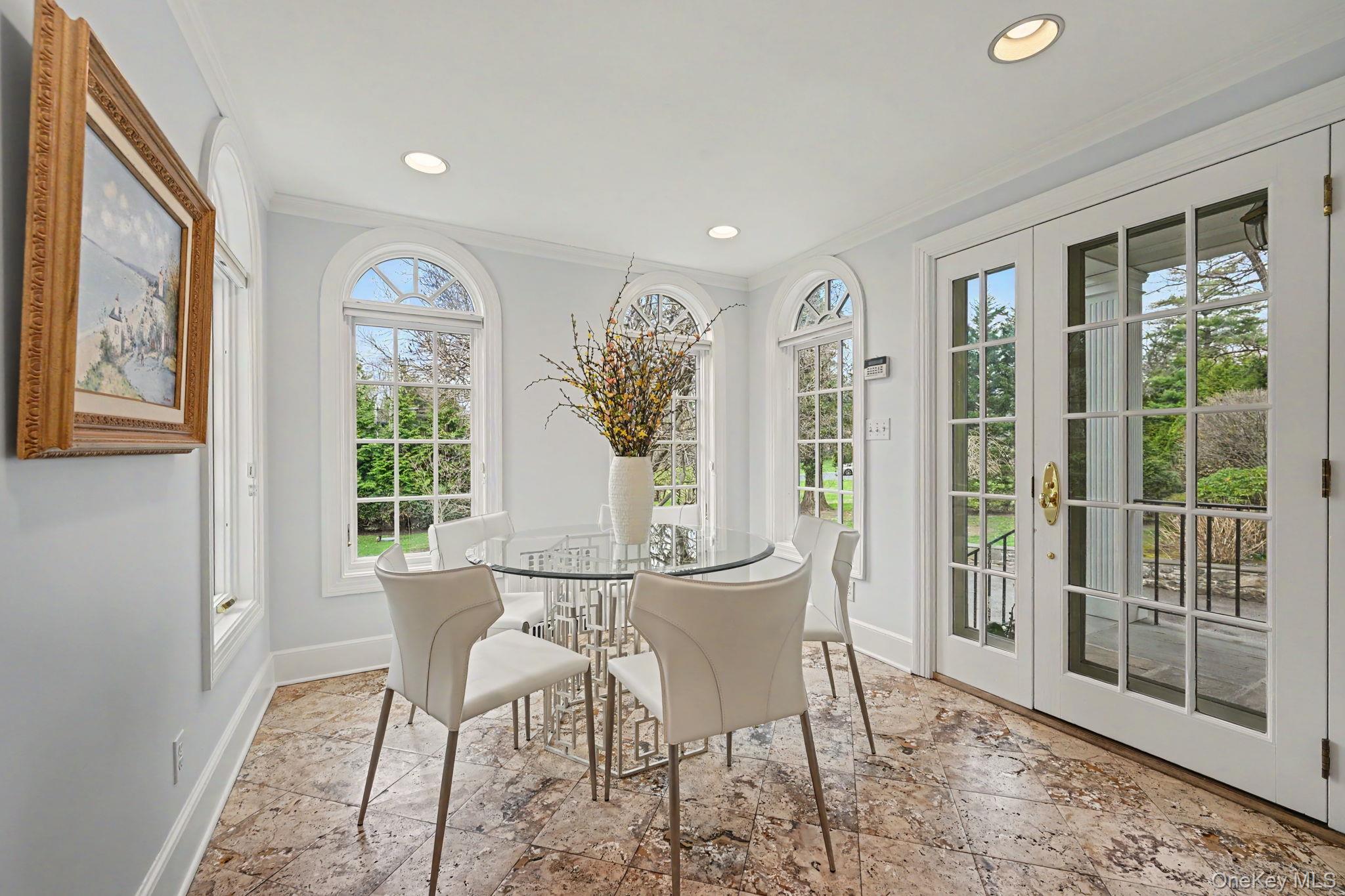 2 Park Drive South Rye, NY 10580 - Photo 18 of 50 a view of a dining room with furniture and windows