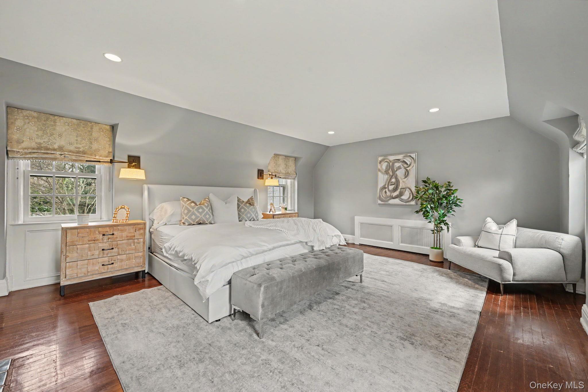 2 Park Drive South Rye, NY 10580 - Photo 25 of 50 a bedroom with a bed and a couch