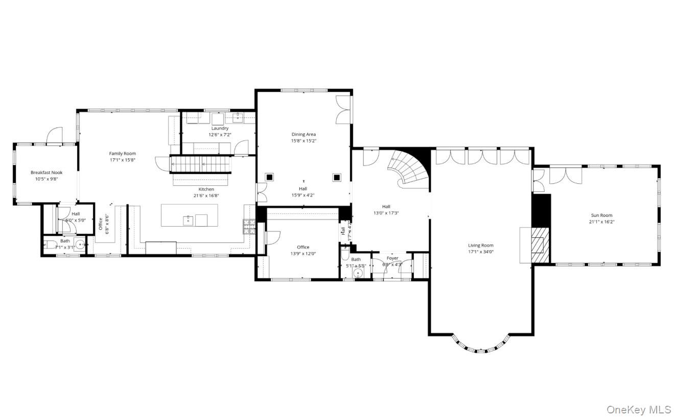 2 Park Drive South Rye, NY 10580 - Photo 47 of 50 a picture of floor plan