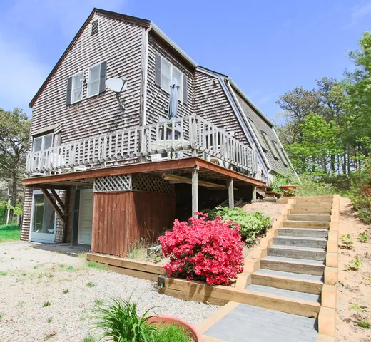 a view of a pathway with an entrance