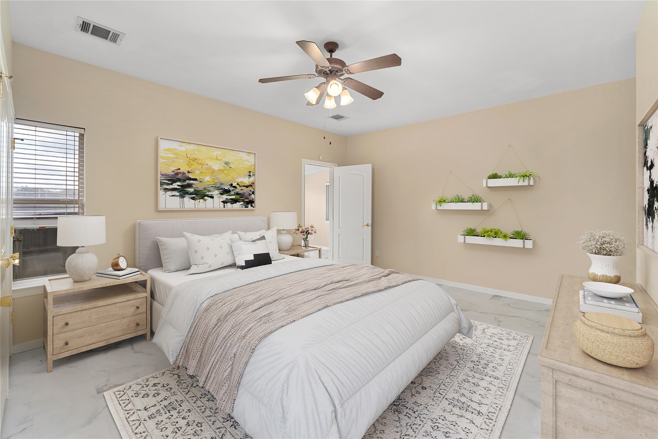 1021 Westland Ridge Road Dripping Springs, TX 78620 - Photo 14 of 33 Primary bedroom. Virtually staged.