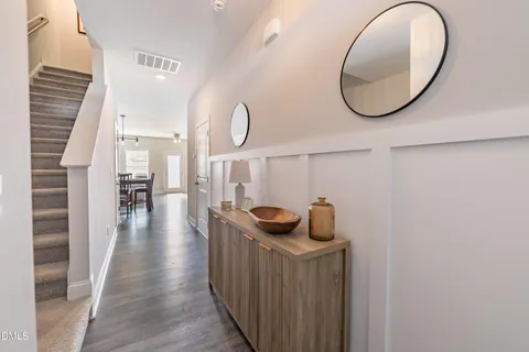 wooden floor in a gallery