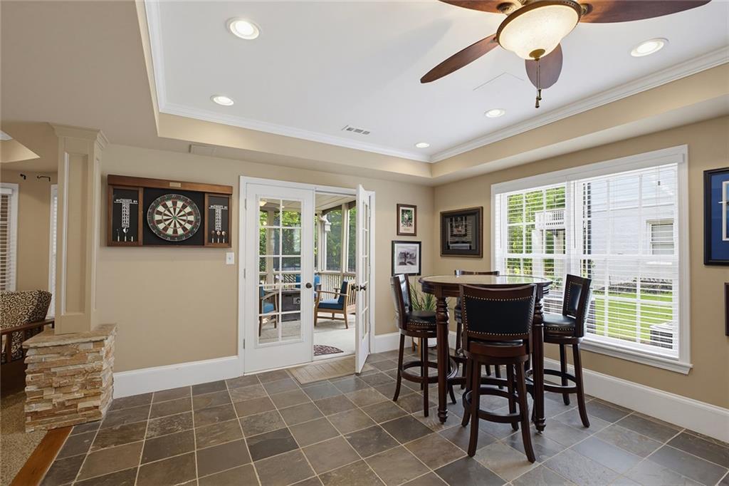 14442 Club Circle Milton, GA 30004 - Photo 54 of 82 a view of a dining room with furniture window and outside view