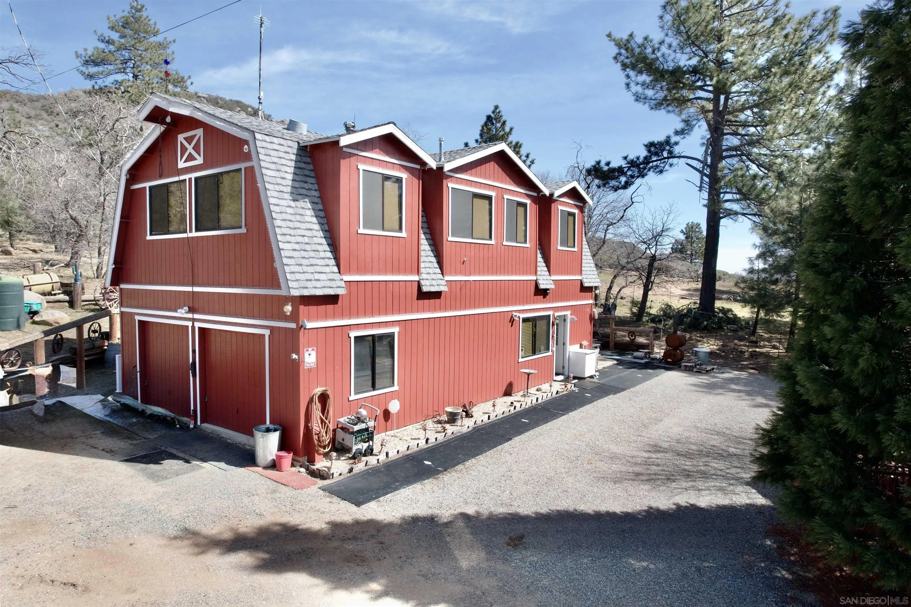 8203 Morris Ranch Road Pine Valley, CA 91962 - Photo 28 of 42 front view of a house with a yard