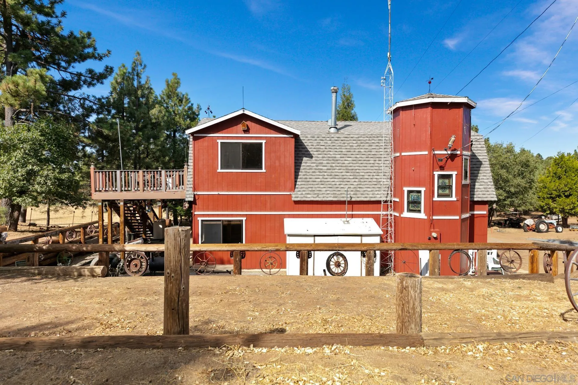 8203 Morris Ranch Road Pine Valley, CA 91962 - Photo 4 of 42 a front view of a house with a yard