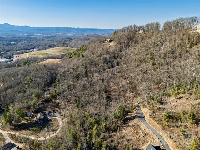 a view of an outdoor space with mountain view
