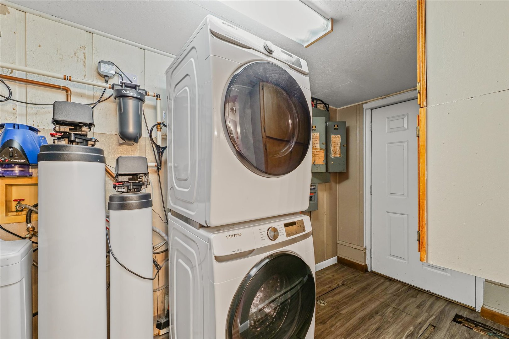 16322 Shangri La Road Oakwood, IL 61858 - Photo 17 of 42 a view of a storage and utility room with washer and dryer