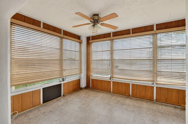 a view of a lake from a yard