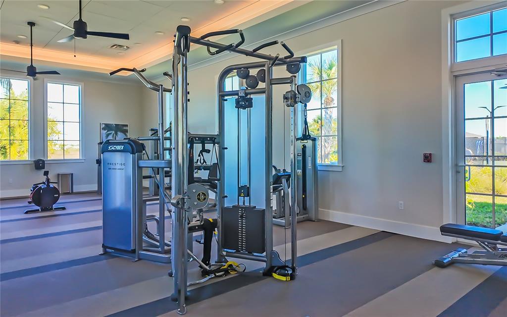 8362 Redonda Loop Bradenton, FL 34202 - Photo 52 of 58 a view of a room with gym equipment