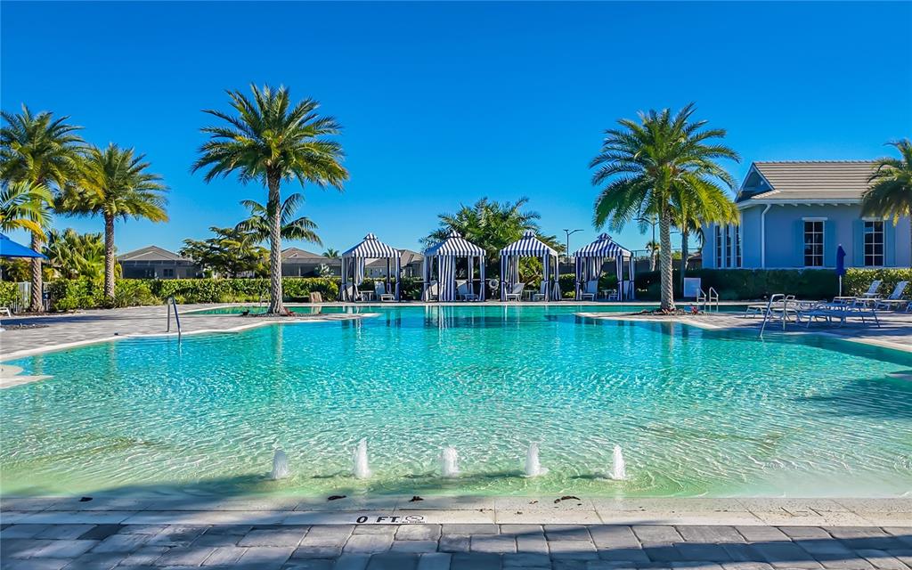 8362 Redonda Loop Bradenton, FL 34202 - Photo 54 of 58 a view of swimming pool with a yard