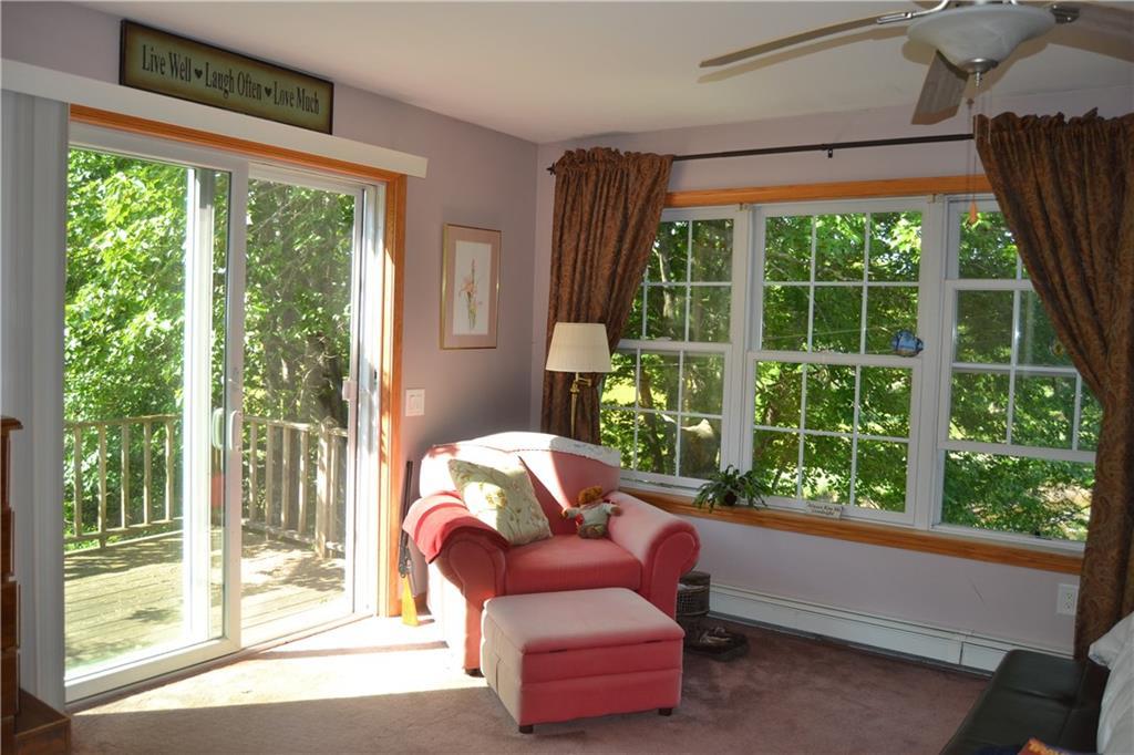 1617 Oyster River Road Warren, ME 04864 - Photo 15 of 34 Master bedroom with sliders to deck...