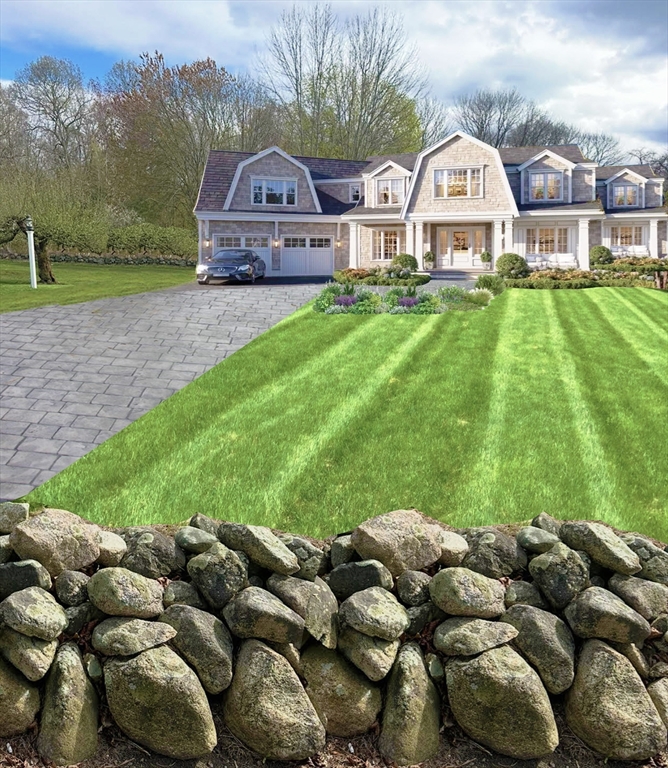 111 Elm Street Scituate, MA 02066 - Photo 3 of 20 a view of a garden with large trees