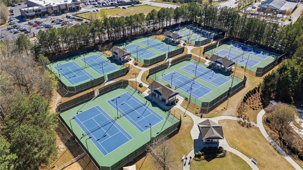 2058 Windermere Crossing Cumming, GA 30041 - Photo 65 of 75 an aerial view of a house with a ocean view