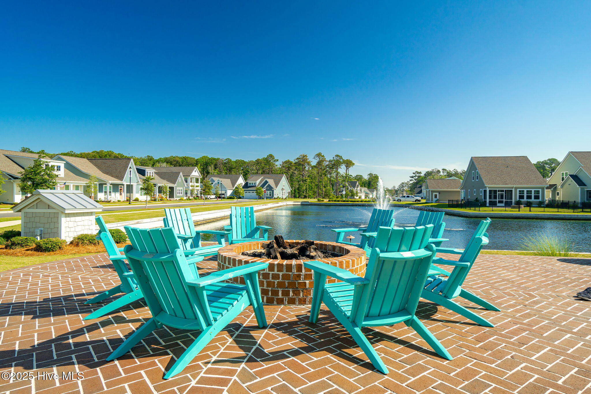 522 Sheldrake Court Beaufort, NC 28516 - Photo 14 of 18 Community Fire Pit on Traders Lake