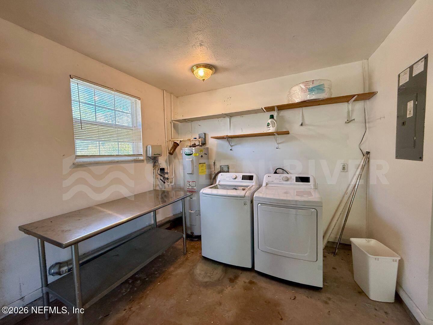 2 Fairway Road Jacksonville Beach, FL 32250 - Photo 35 of 39 a utility room with dryer and washer