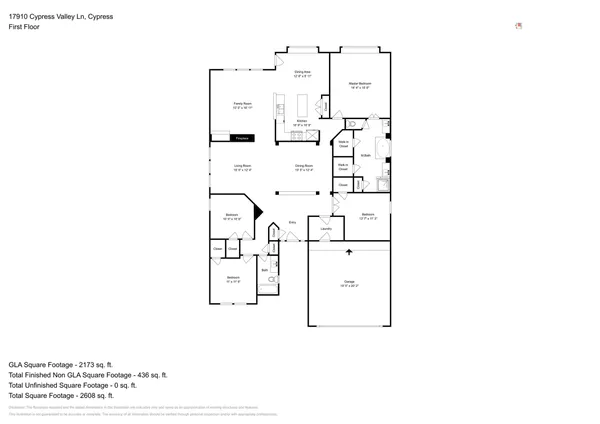 $2,445 | 17910 Cypress Valley Lane, Cypress, TX 77429