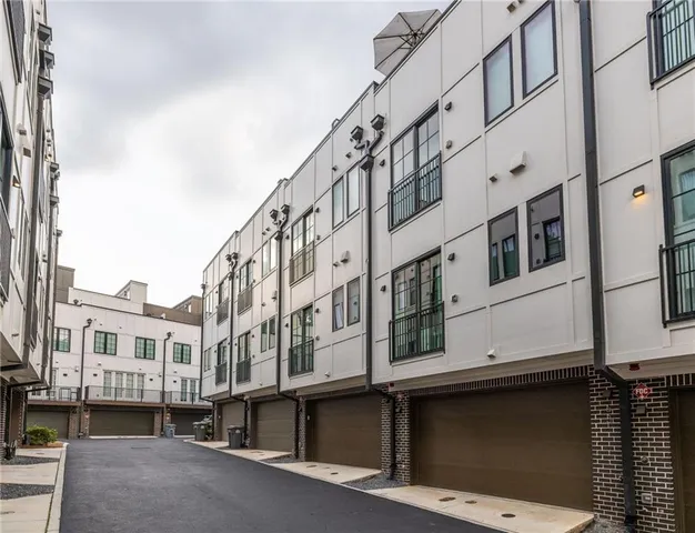 a picture of a bench in a building