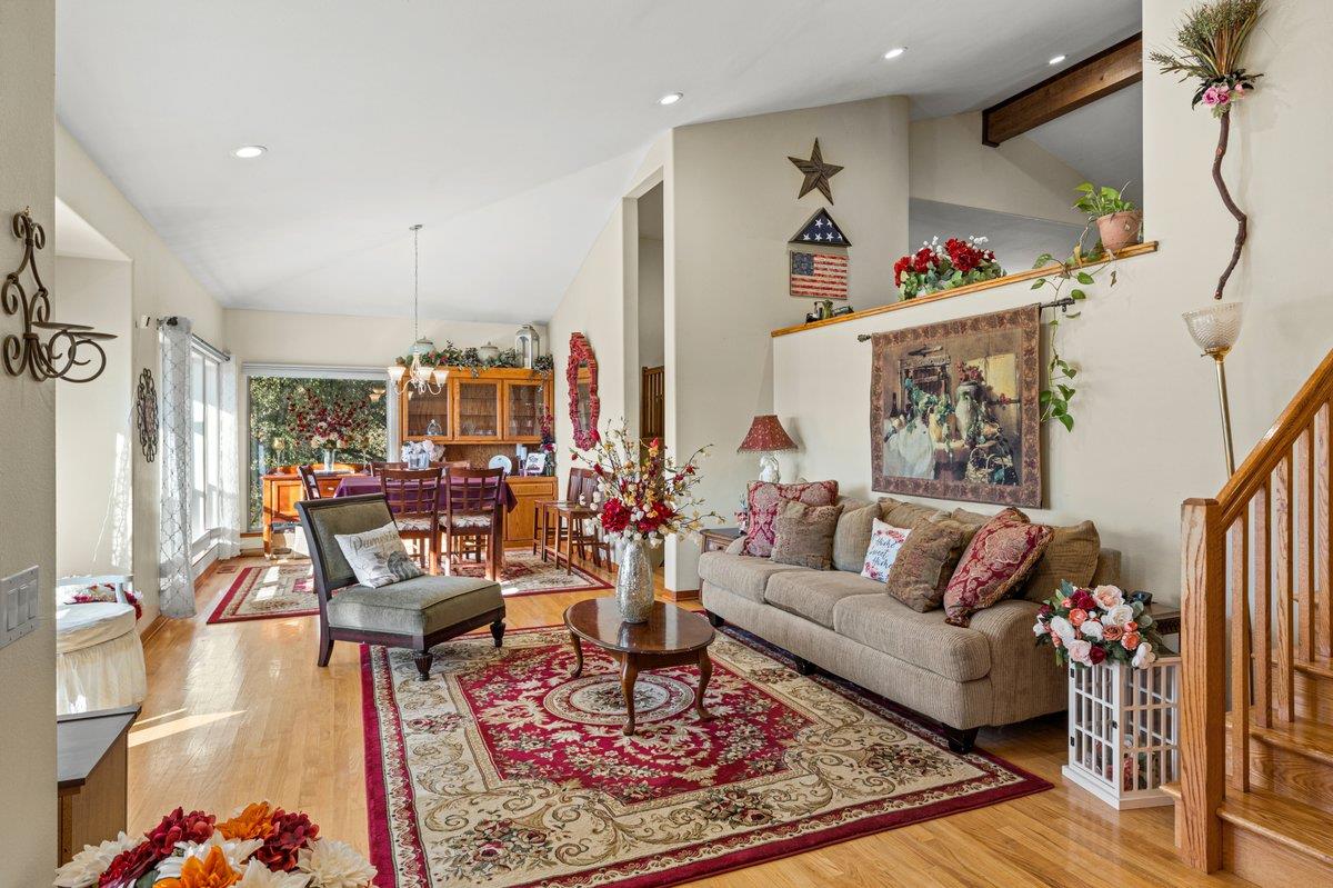 1144 Boole Road Applegate, CA 95703 - Photo 21 of 65 a living room with furniture and a rug
