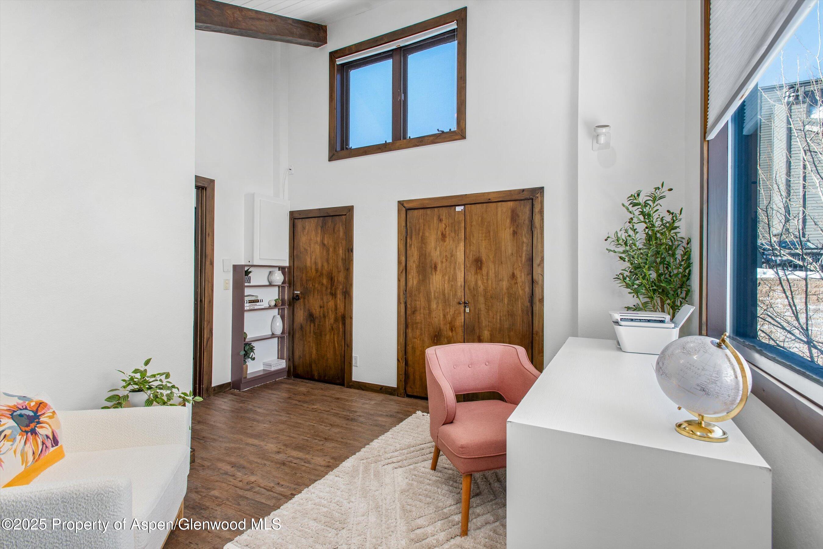 55 Upper Woodbridge Road, Unit J5 Snowmass Village, CO 81615 - Photo 13 of 32 a living room with furniture and a potted plant