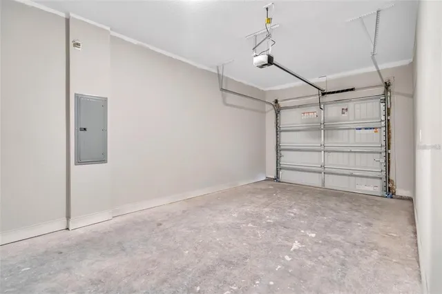 a view of a room with an empty space