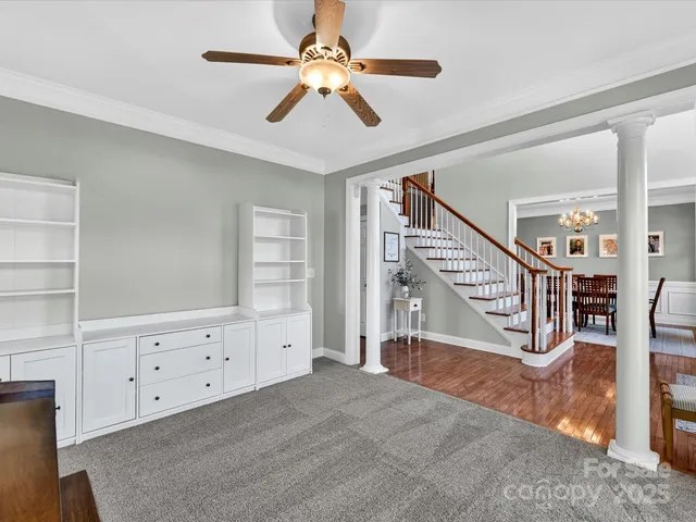 a view of an empty room