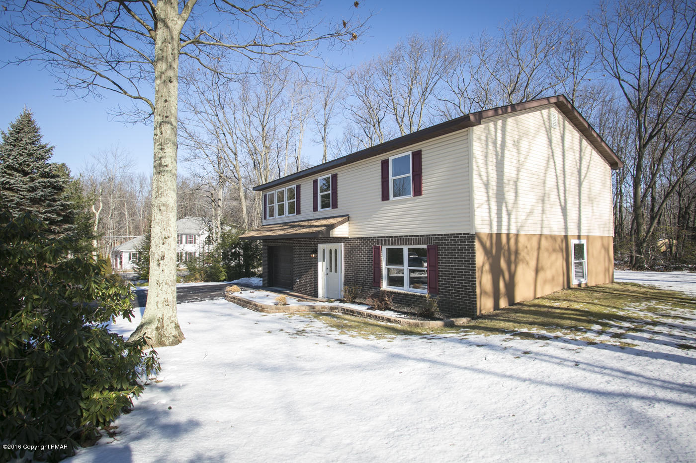 20 Cedar Road Mount Pocono, PA 18344 - Photo 2 of 43 a view of a house with a snow in the yard