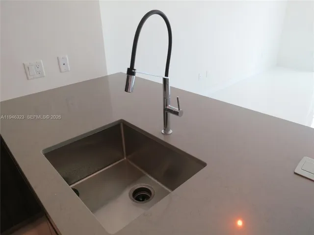 a close view of washer and dryer