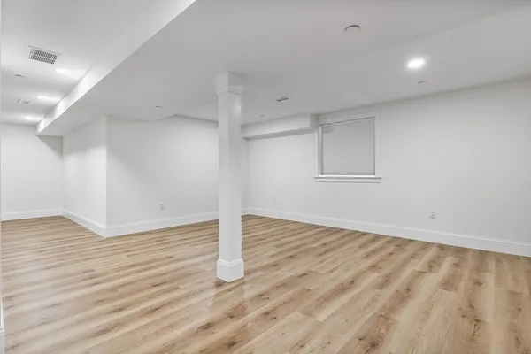 wooden floor in an empty room