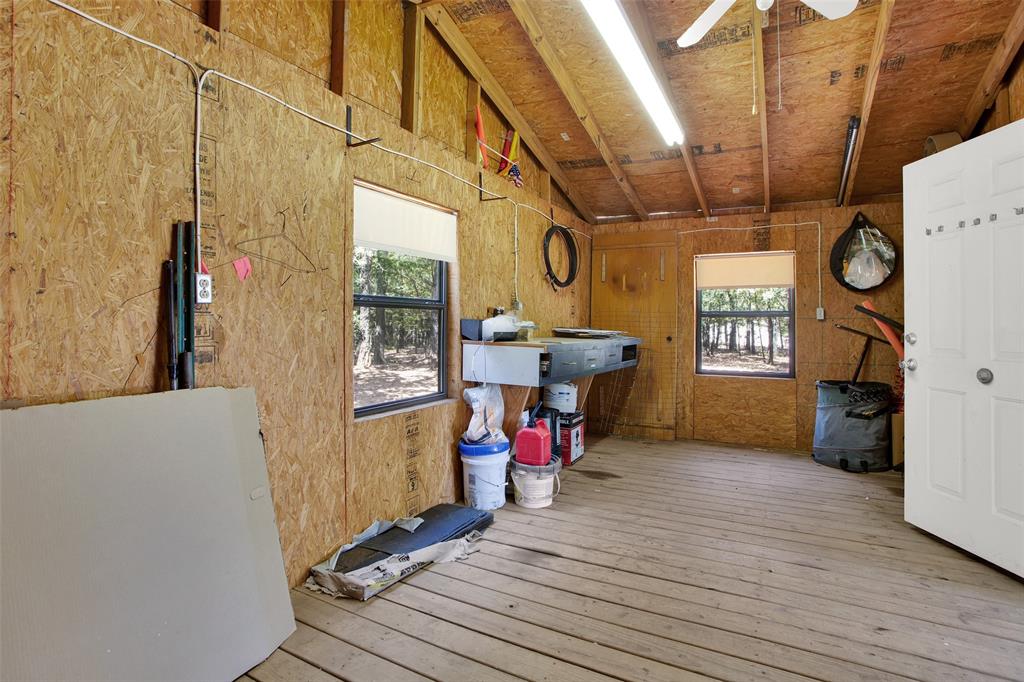 1793 Greer Road Sadler, TX 76264 - Photo 22 of 35 Carport workshop with electric and windows