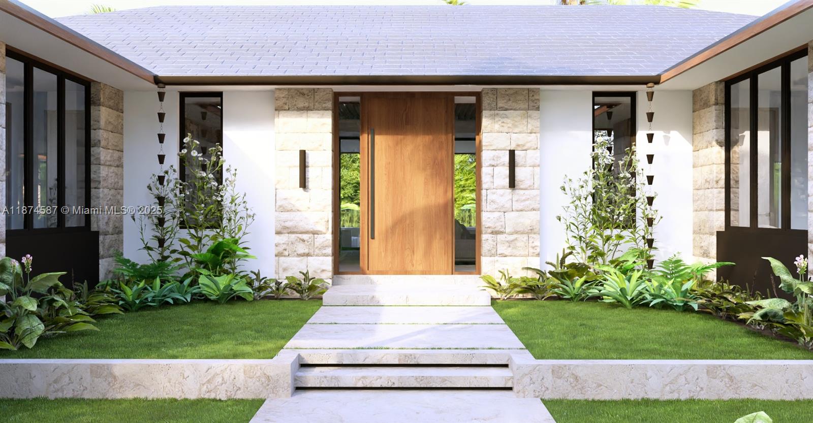 7840 Southwest 98th Street Miami, FL 33156 - Photo 3 of 16 a front view of a house with a yard