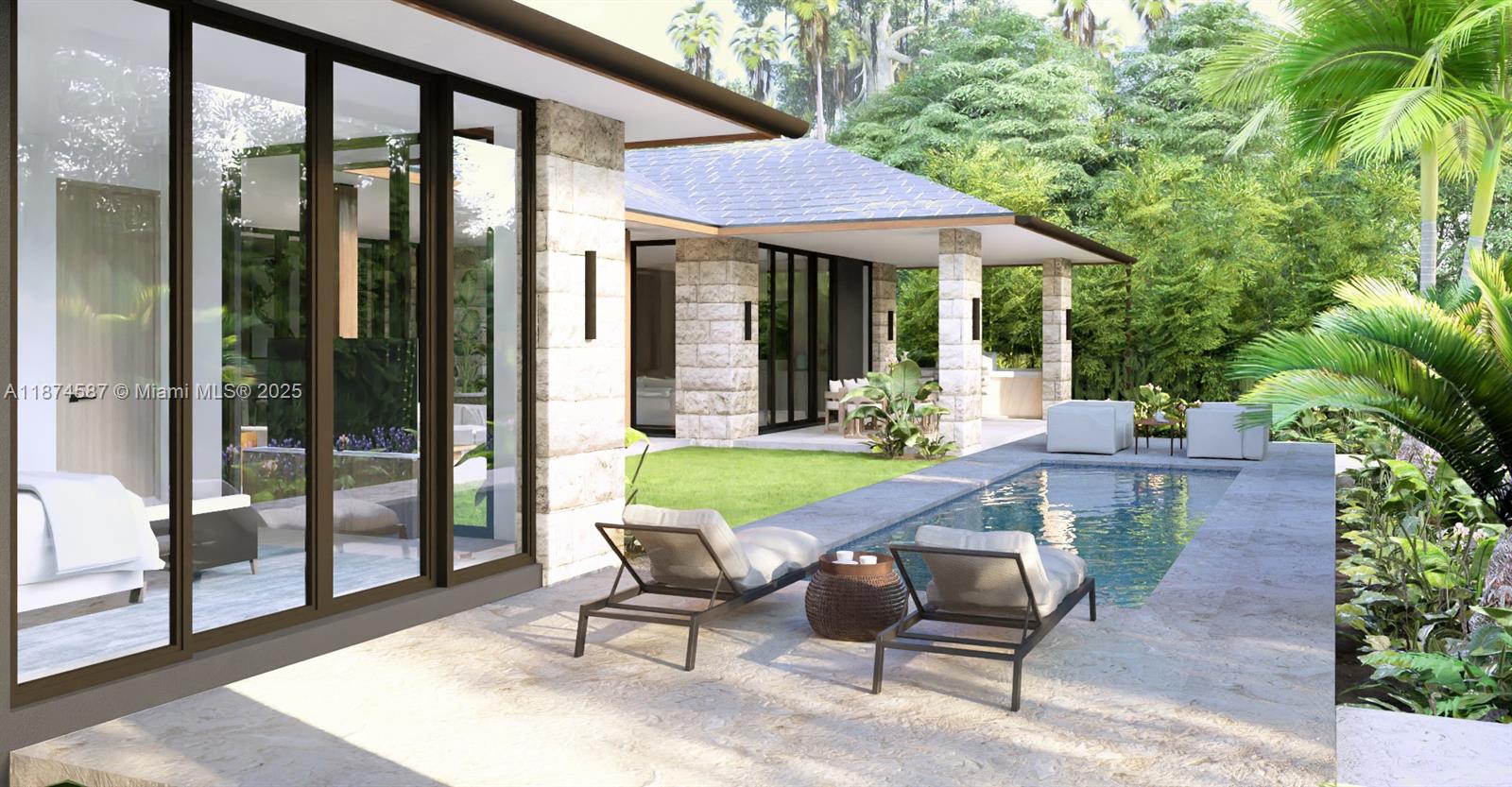 7840 Southwest 98th Street Miami, FL 33156 - Photo 6 of 16 a patio with yard table and chairs