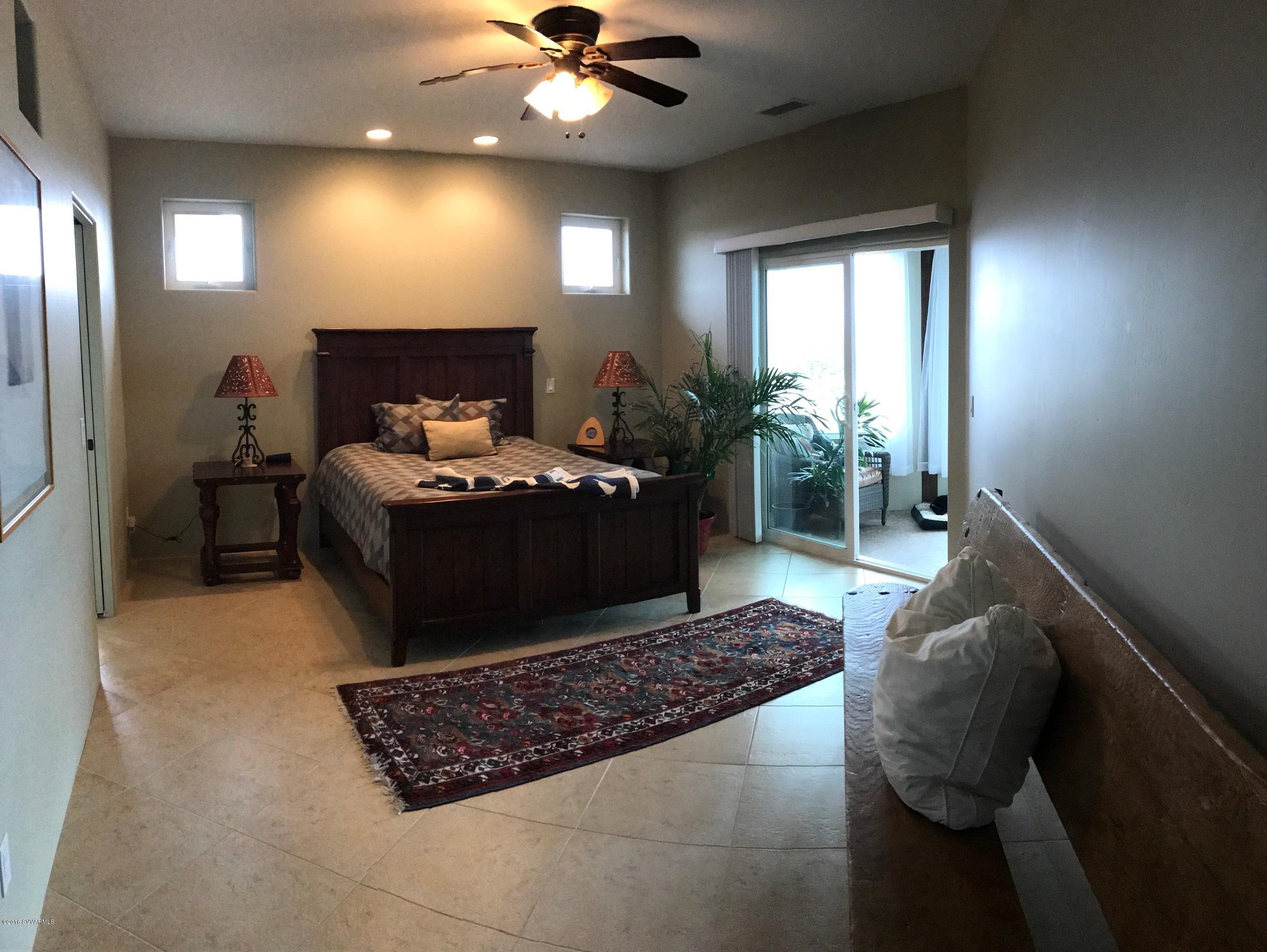 3045 South Blue Ranch Road Cottonwood, AZ 86326 - Photo 22 of 28 Master Suite w/ slider to sun room