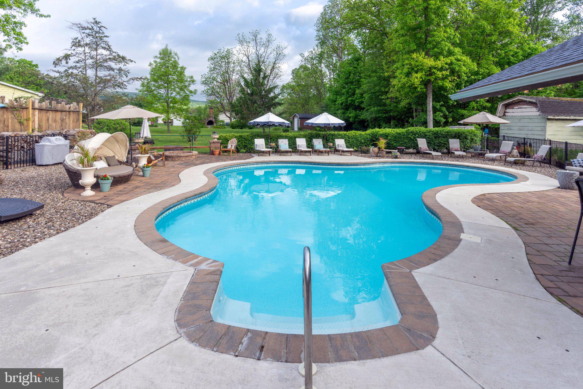 1002 Maple Lane Tyrone, PA 16686 - Photo 9 of 71 Serene poolside retreat in nature.