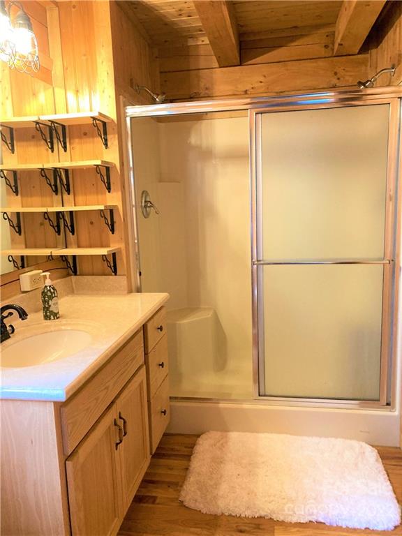 268 Sasafras Ridge Rutherfordton, NC 28139 - Photo 13 of 48 a bathroom with a sink and a mirror